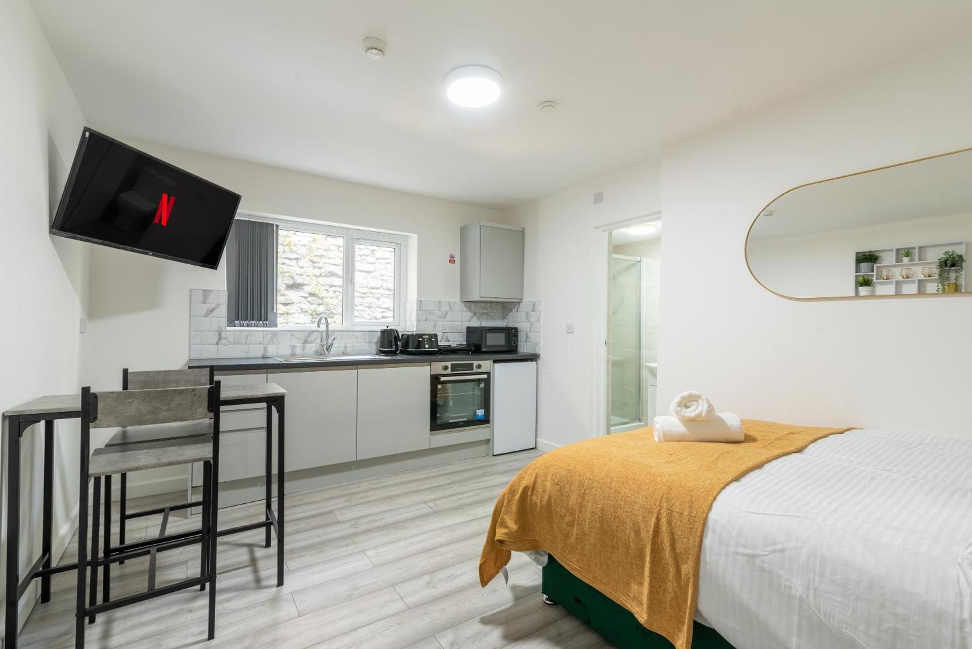 Cosy Cardiff Apartments - Garden Lounge Luaran gambar